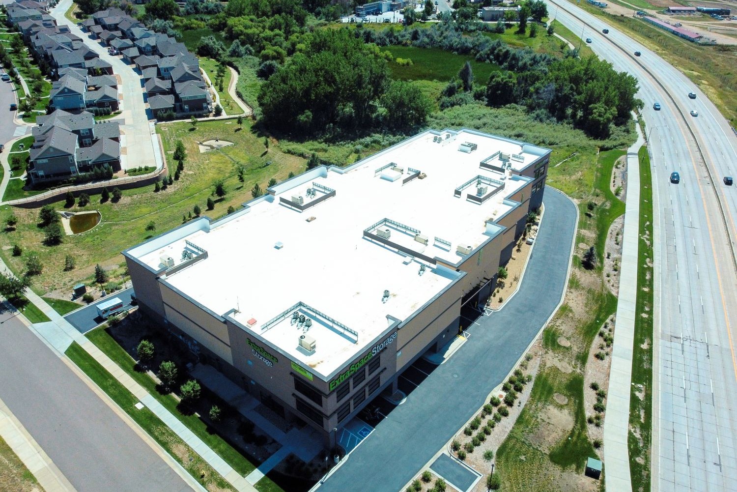 Pioneer Self Storage Project - Ariel View