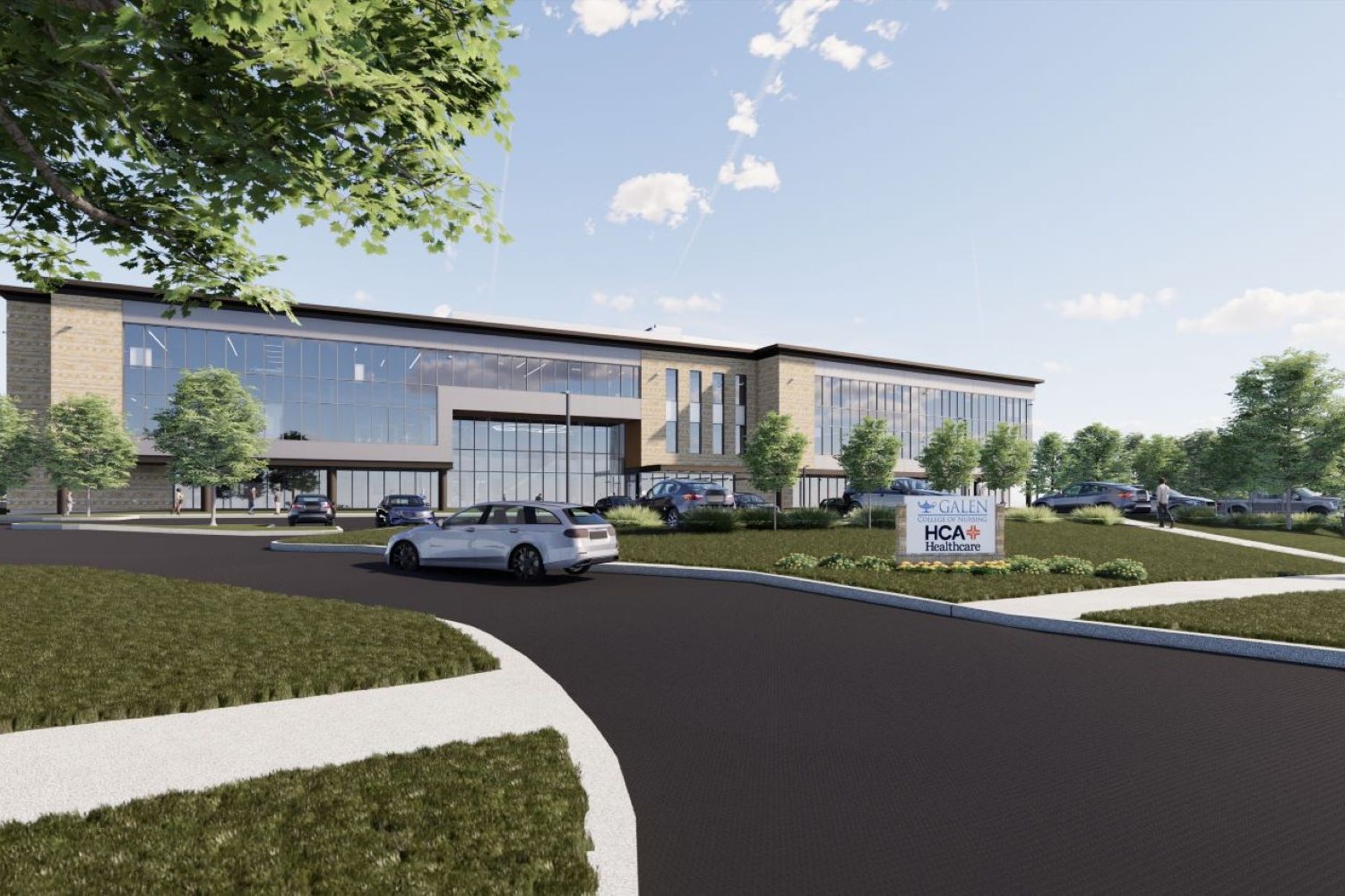 Galen Nursing Project - Facade Rendering