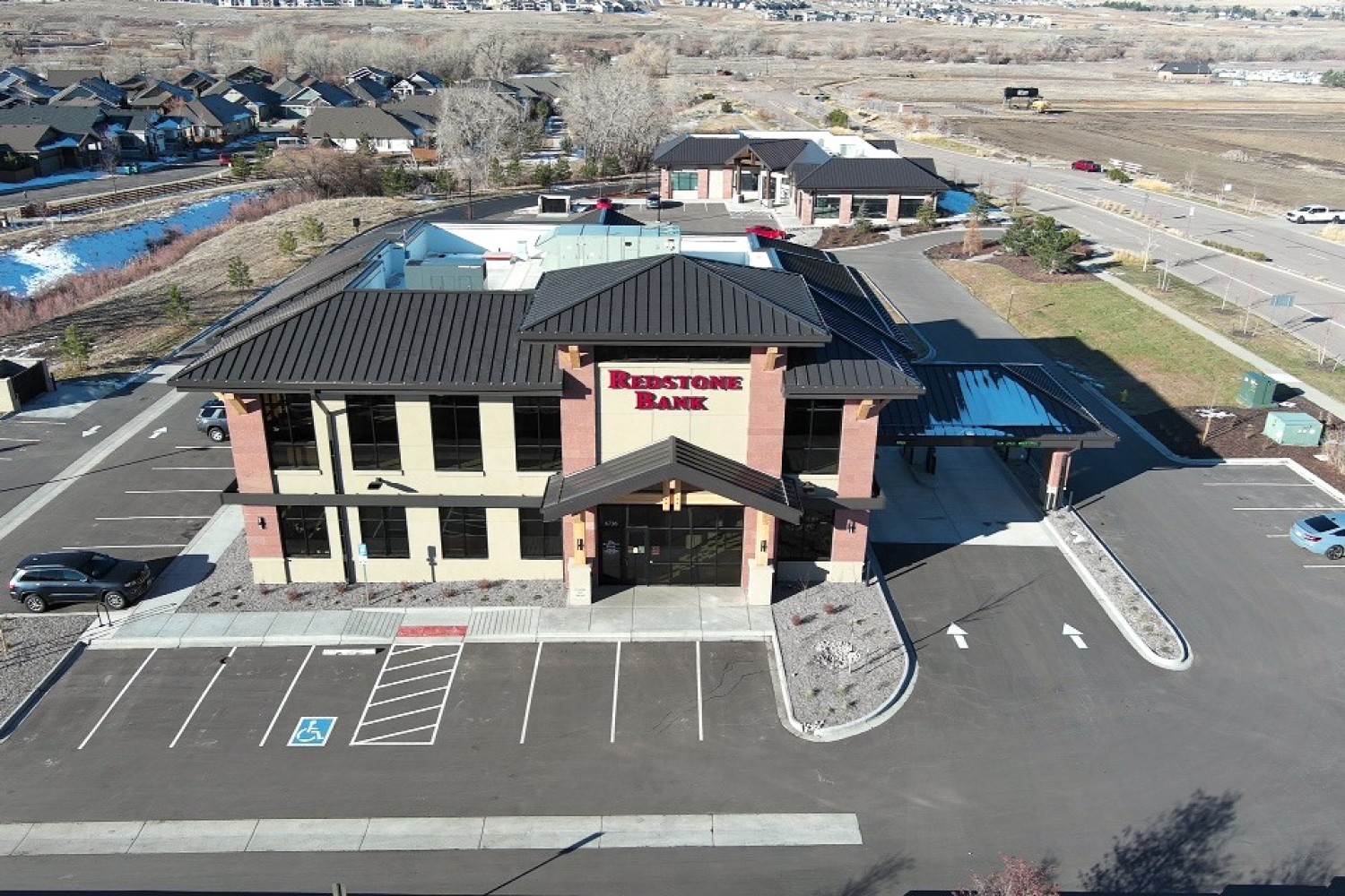 Redstone Bank - Ariel View