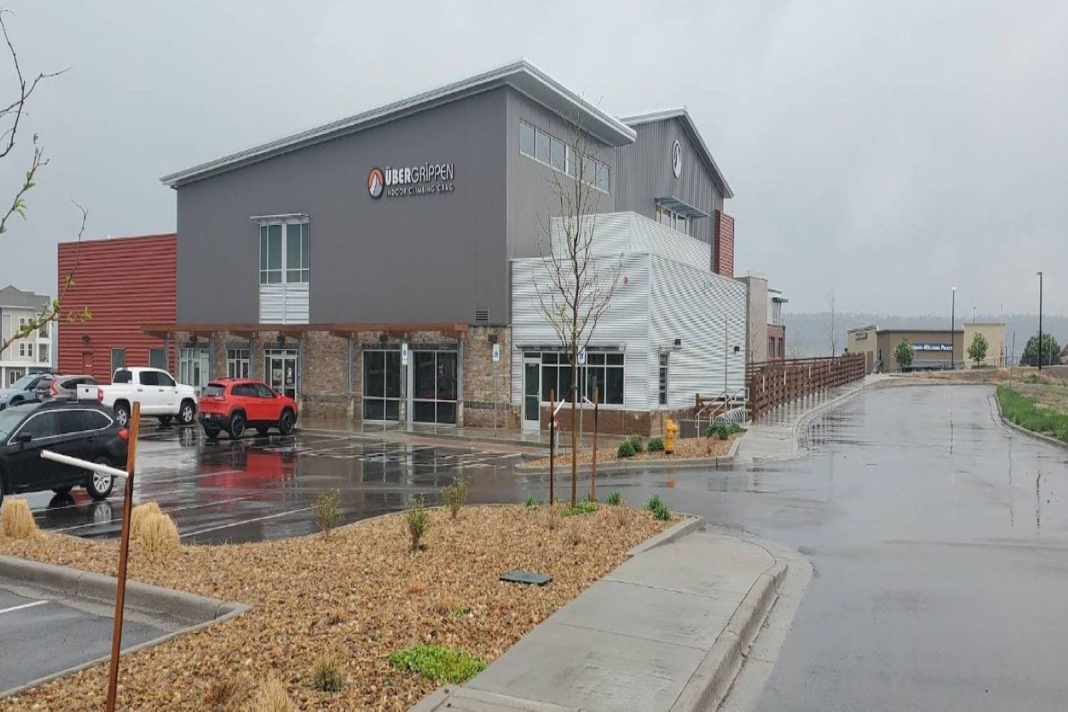 Ubergripen Climbing Gym Front of Building